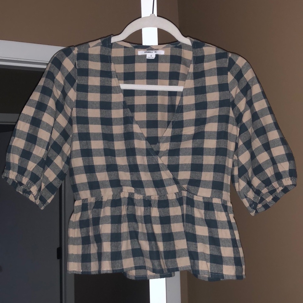 O’Neill Cotton Peplum Top